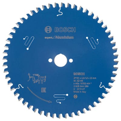 Kreissägeblatt Expert for Aluminium ø184 x 20 x 2,6mm, 56 Zähne (2608644099)