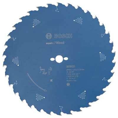 Kreissägeblatt Expert for Wood ø450 x 30 x 4,5mm, 34 Zähne (2608644078)