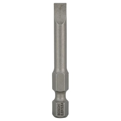 Schrauberbit Extra-Hart, S 0,8 x 5,5, 49mm, 3er-Pack (2607001479)