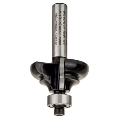 Profilfräser C Standard for Wood Schaft-ø8mm, R1 4,8mm, B 9,5mm, L 14mm, G 57mm