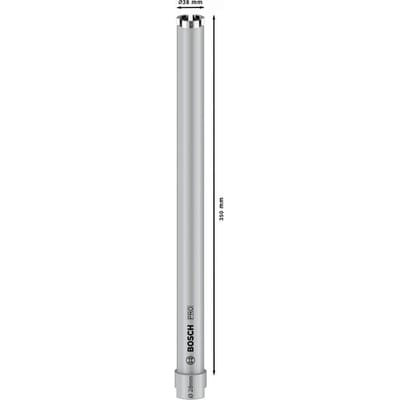 Diamanttrockenbohrkrone G 1/2" Best for Universal ø28x350mm (2608587314)