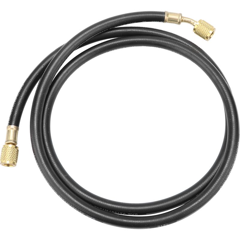 Ortviai R410a 1/4 Sae Schwarzer 150 Cm Hochleistungs-kältemittelschlauch Aus Kupfer, Auslaufsicher, Hochdruck 4000 Psi