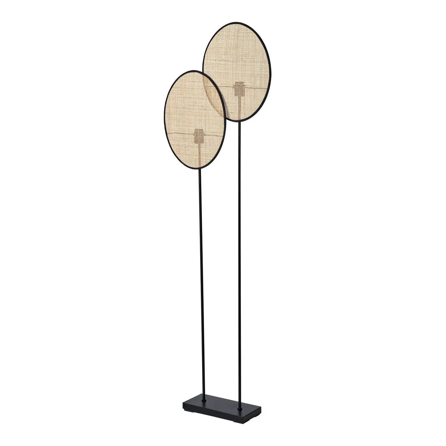 [gebraucht] B-ware Osram Stehleuchte Stehlampe Rattan Dandelion E27 Led Innenbereich Braun Beige408