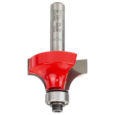 Abrundfräser Expert for Wood Schaft-ø8mm, D 31,75mm L 18mm, G60mm, R 9,5mm