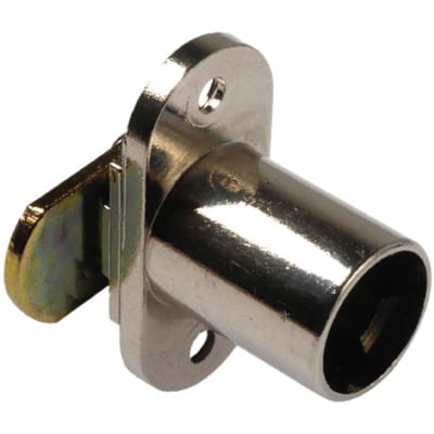 Hebelzylinder-Gehäuse 3,5mm, zum Anschrauben, vernickelt