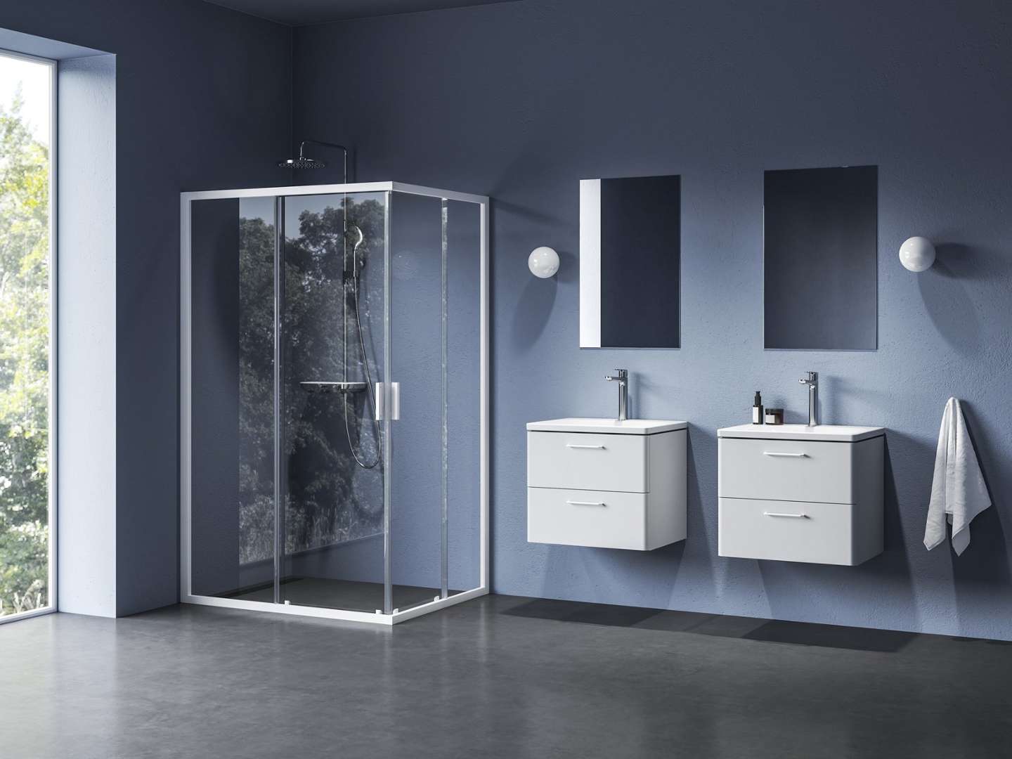 Ravak Blix Ii - Duschtür Nblrv2k-120, 120x195 Cm, Mattweiß/klarglas 1xmg0e00z1
