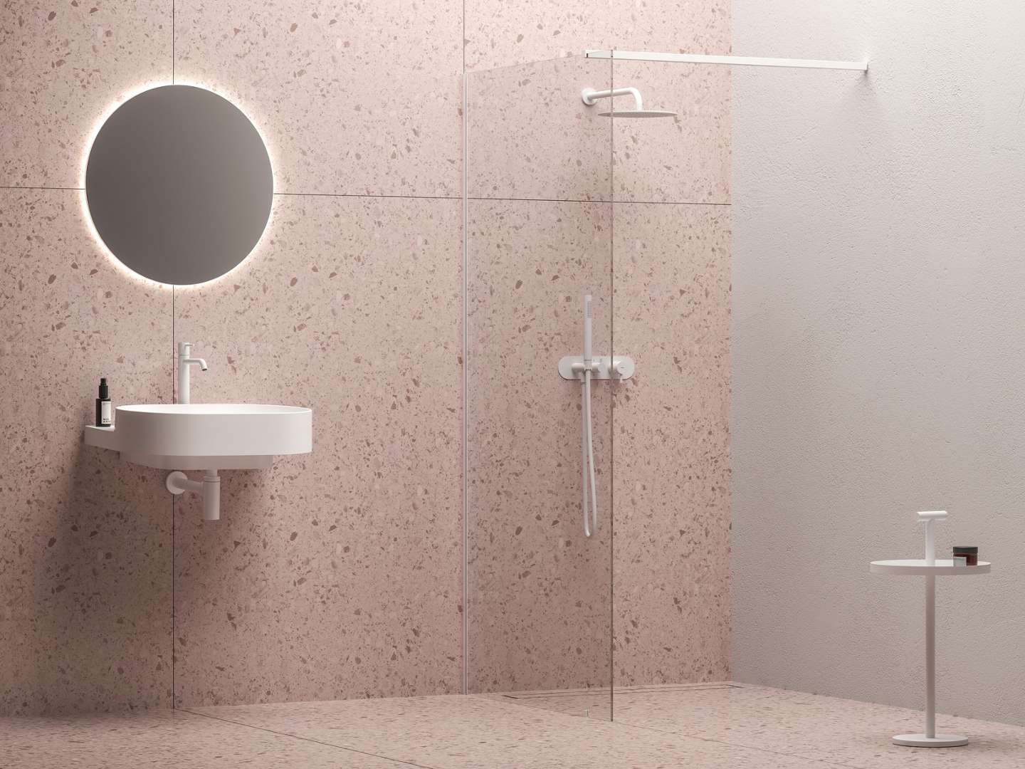 Ravak Walk-in - Duschwand Walk-in Wall Set 110, 110x200 Cm, Mattweiß/klarglas Gw9wd0e0sz1