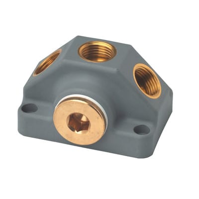 Luftverteilerdose LVD 2 x 3/4" IG und 3 x 1/2" IG (0901059691)