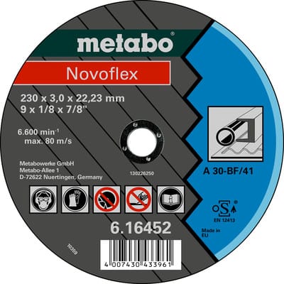 Novoflex 100x2,5x16,0 Stahl, Trennscheibe, gekröpfte Ausführung (616447000)
