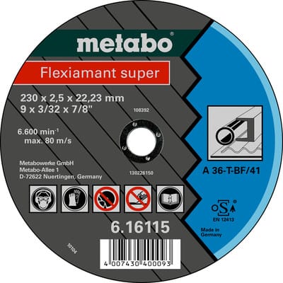 Flexiamant super 115x3,0x22,23 Stahl, Trennscheibe, gekröpfte Ausführung (616104000)