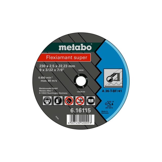 Flexiamant super 230x2,5x22,23 Stahl, Trennscheibe, gerade Ausführung (616115000)