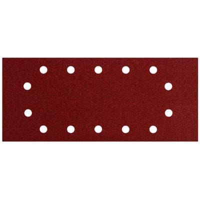10 Schleifblätter 115x280 mm, P40, Holz+Metall, Serie "professional", 14 Löcher, zum Spannen, für Sander (624491000)