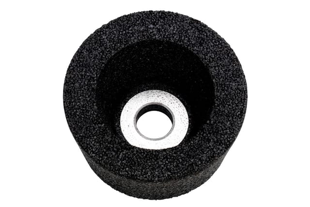 Schleiftopf 110/90x55x22,23 A 16 Q, Stahl, kegelige Ausführung, VPE: 1 Stück (616170000)