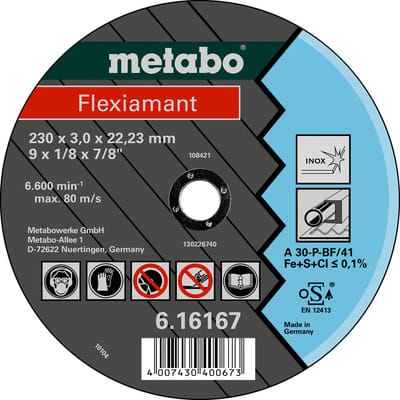 Flexiamant 180x3,0x22,23 Inox, Trennscheibe, gekröpfte Ausführung (616299000)