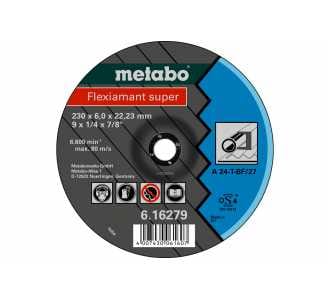 Flexiamant super 125x6,0x22,23 Stahl, Schruppscheibe, gekröpfte Ausführung (616486000)