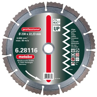 Diamant-Trennscheibe, 300 x 3,2 x 20,0/22,23/25,4mm, "professional", "UP", Universal (628118000)