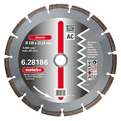 Diamant-Trennscheibe, 150 x 2,15 x 22,23mm, "classic", "AC", Abrasiv (628184000)