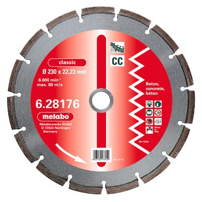 Diamant-Trennscheibe, 350 x 3,2 x 20,0/25,4mm, "classic", "CC", Beton (628180000)