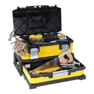 Werkzeugbox Metall-Kunststoff mit Schublade