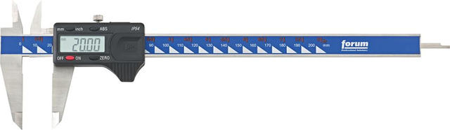 Digital-Taschenmessschieber IP54 200mm o.Daten