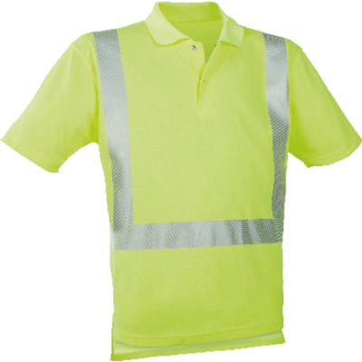 Warn-Polo-Shirt warngelb Größe 2XL