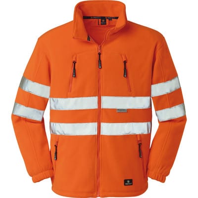 Warnschutz-Fleecejacke SEATTLE 3460, warnorange, Größe L