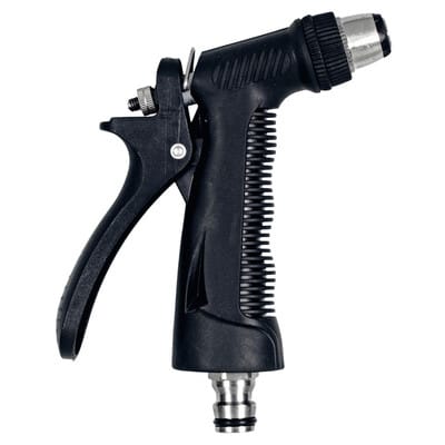 Pistolenspritzdüse KS-umtl, Stecksystem, mit Stecker Messing vernickelt