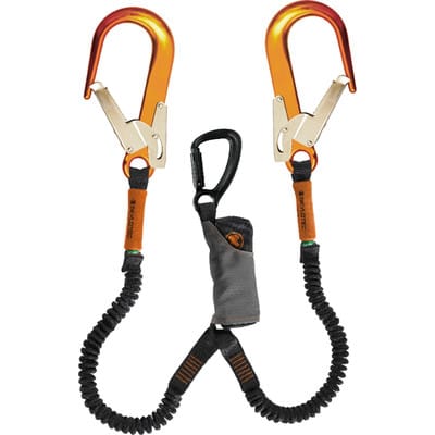 Falldämpferleine SKYSAFE PRO FLEX Y L-0559 orange/grau 1,8 m