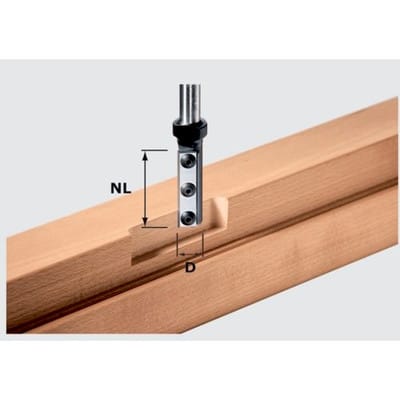Wendeplatten-Nutfräser HW S12 ø16/50 WP