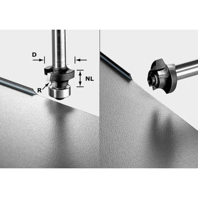 Abrundfräser OFK HW 22-KL R 3mm