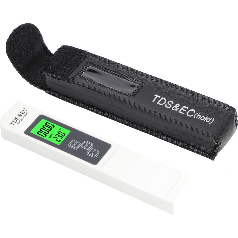 Tds/ec/temperatur-wasserqualitätsmessgerät In Stiftform, Multifunktionale Digitale Sonde, Legierung, Hintergrundbeleuchtetes Lcd-display Für Aquarien