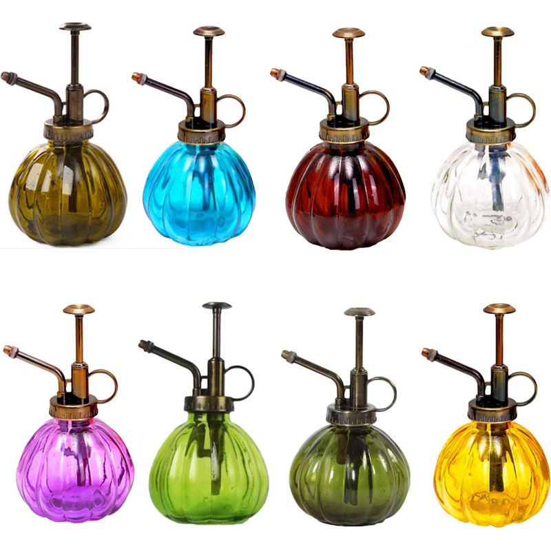 200-ml-glas-pflanzensprüher, Grüne Metallpumpe Mit Fingerring, Elegantes Und Robustes Design, Ideal Für Sukkulenten