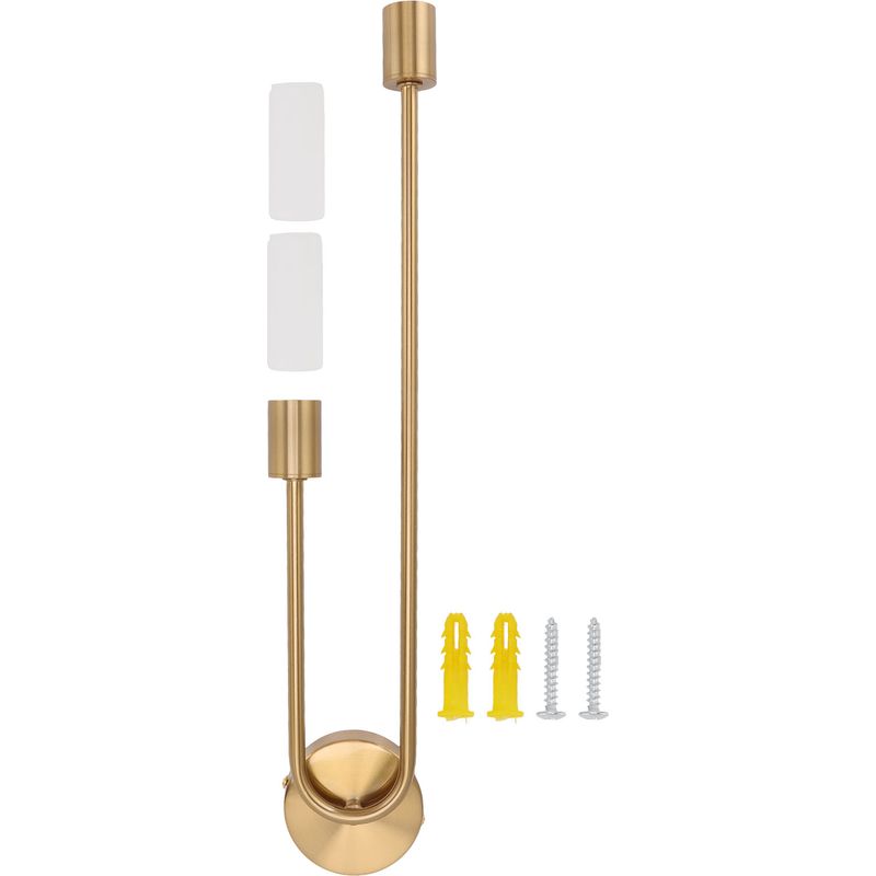 Wandleuchte Für Den Innenbereich – Doppelwandplatte Für G9-led-lampen – Metallhalterung Mit Diffusor Für Haus Und Garten (max. 2 Lampen) – 85–265 V