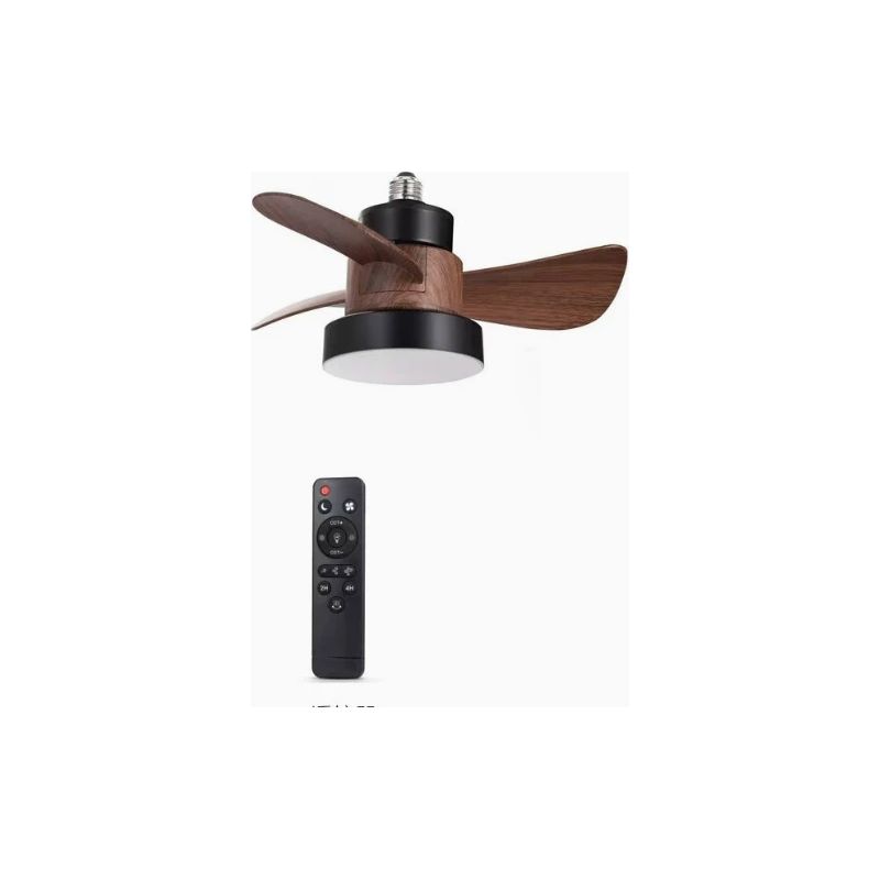 E27 15w Led-deckenventilator, Geräuscharm, Mit Fernbedienung, 3 Geschwindigkeitsstufen, Einstellbare Farbtemperatur 3000–6000 K, 36 Cm Durchmesser