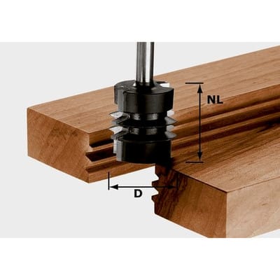 Verleimfräser Schaft-ø8mm HW ø34 x 32mm
