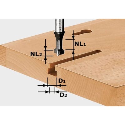 T-Nutfräser Schaft-ø8mm ø10,5/NL13