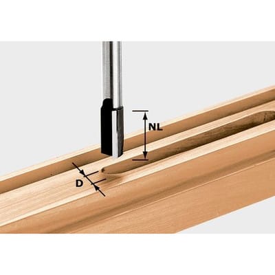 Nutfräser Schaft-ø12mm HW ø16 x 60mm