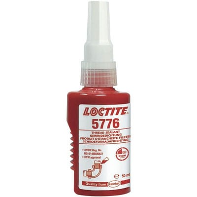 5776 Gewindedichtung mittelfest gelb mittelviskos, 50ml Flasche