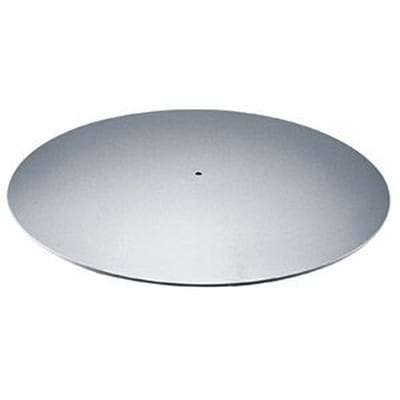 Tischgestell-Grundplatte, Ø 620mm, H 715mm, 48676, aluminiumoptik pulv.besch.