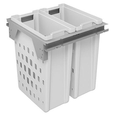 Badezimmer-Wäschekorbauszug, KB600mm, ArciTech Pull Laundry 600, 9207634,silber