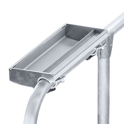 Ablageschale Aluminium silber verschraubt