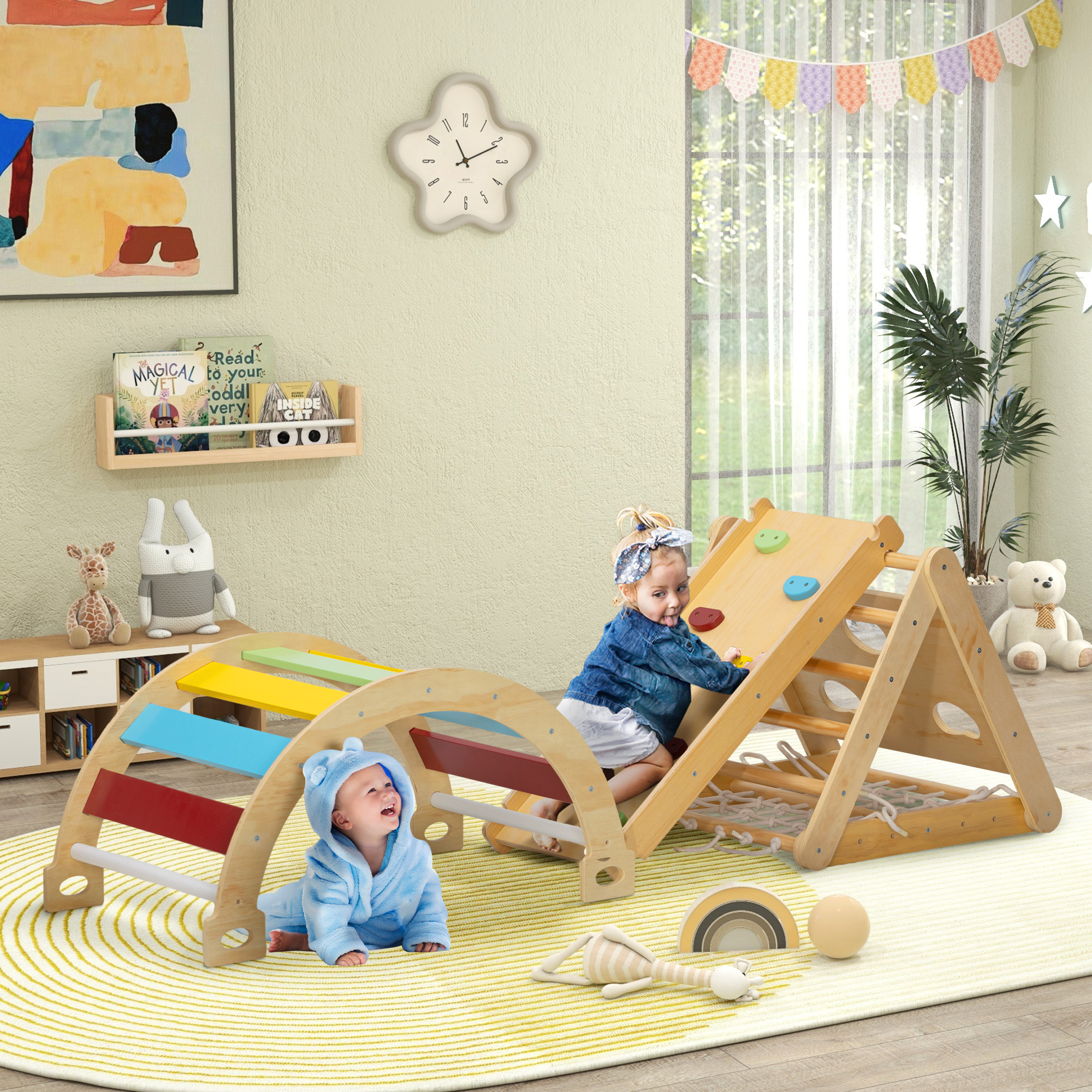 L-förmiger Eckschreibtisch, Abmessung 122x80 Cm, Gaming-tisch Mit Rgb-beleuchtung, Platzsparender Computertisch Mit Monitorhalter, Haken Und Ablagefach, Geeignet Für Homeoffice, Vintagebraun