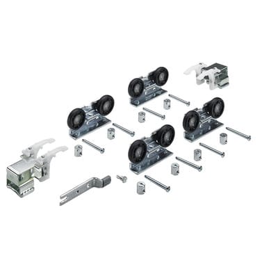 MB-Schiebetürbeschläge-Set,TopLine 1,45078, 2-T.,für einliegende Türen,75kg
