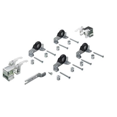 MB-Schiebetürbeschläge-Set,TopLine 1,45076, 2-T.,für einliegende Türen,50kg
