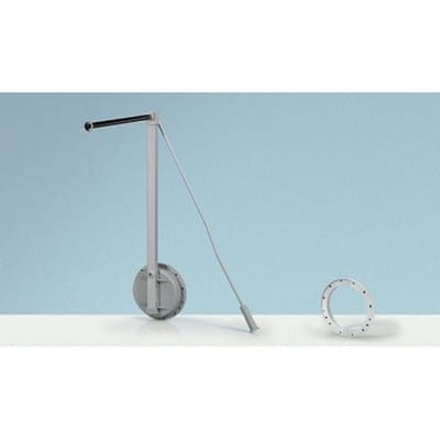 Schrank-Kleiderlift, Single Lift 12, 9079872, 500-600mm, 12kg, aluminiumoptik