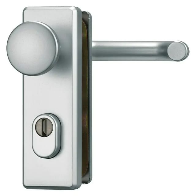 FH-Schutz-Wechselgarnitur KKZS700 FS,eck.,Profilzylinder gelocht,E72,F1 eloxiert