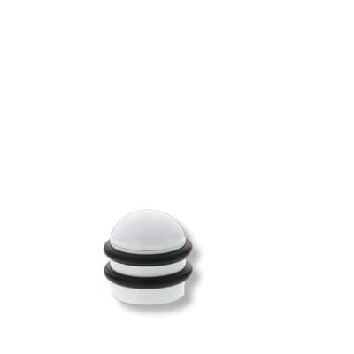 Bodentürstopper, TSB 2235 W SB,H 37mm,Ø 35mm, Stahl, weiß lackiert