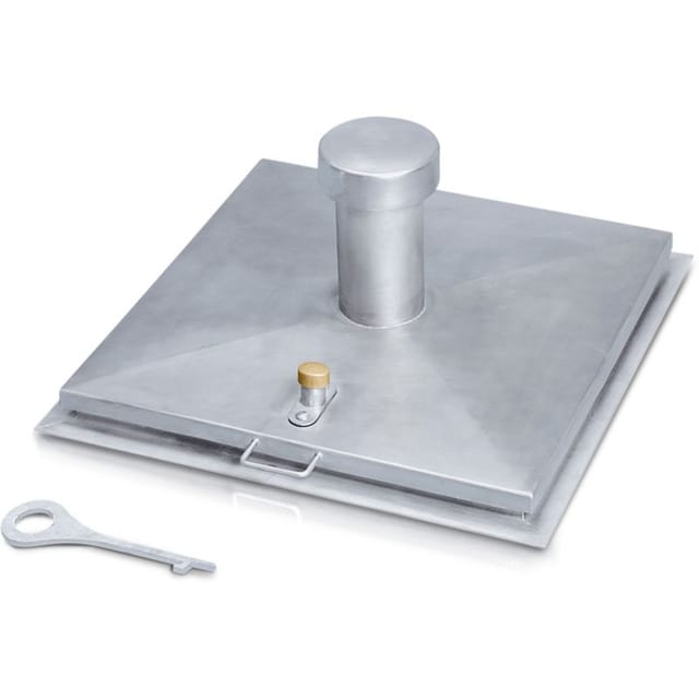 Brunnenabdeckung, B 1.000xT 1.000mm, Stahl feuerv., EPDM-Dichtung