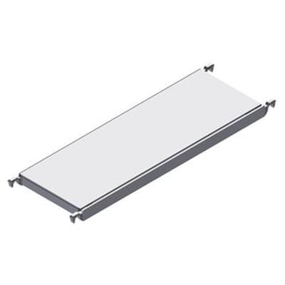 Plattform 2.500mm B 600mm geschlossen ALU, Aluminium-Rahmen 17,5kg