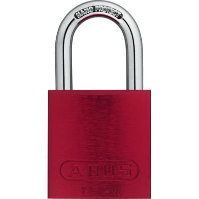 AV-Vorhangschloss, Titalium 72/40, TITALIUM™-Spezialaluminium rot